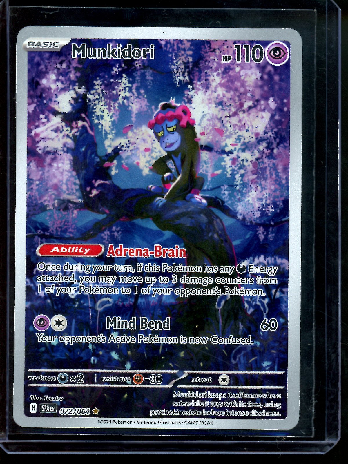 2024 Pokemon Shrouded Fable Munkidori 072/064 - Trading Card Market