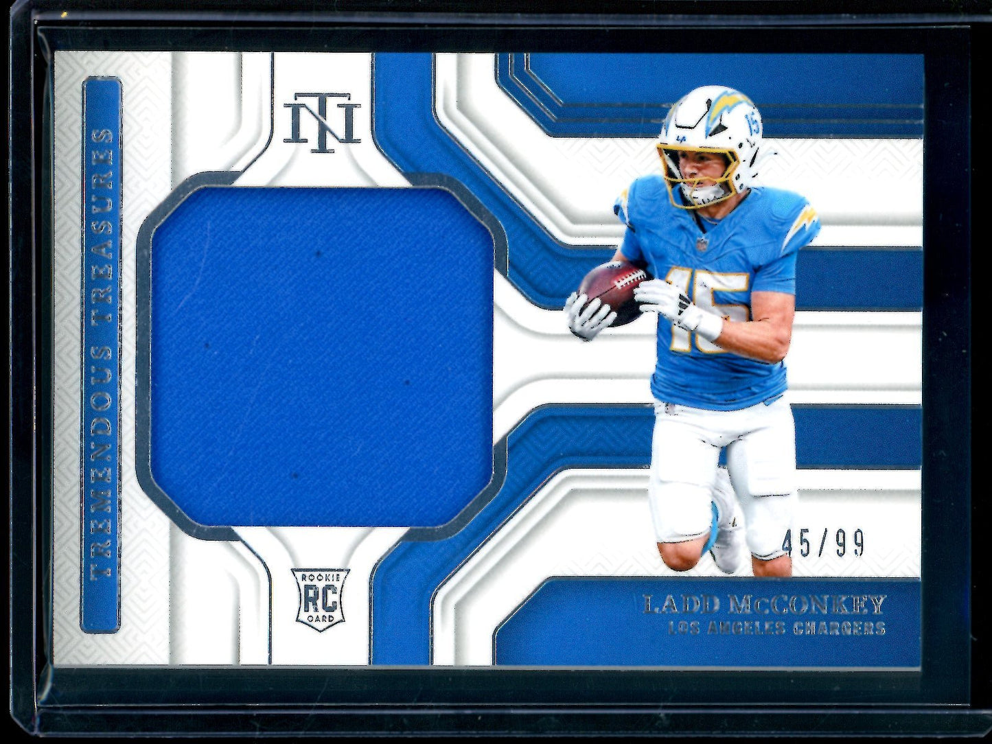 2024 Panini National Treasures Ladd McConkey Tremendous Treasures /99 Chargers - Trading Card Market