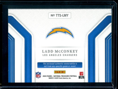 2024 Panini National Treasures Ladd McConkey Tremendous Treasures /99 Chargers - Trading Card Market