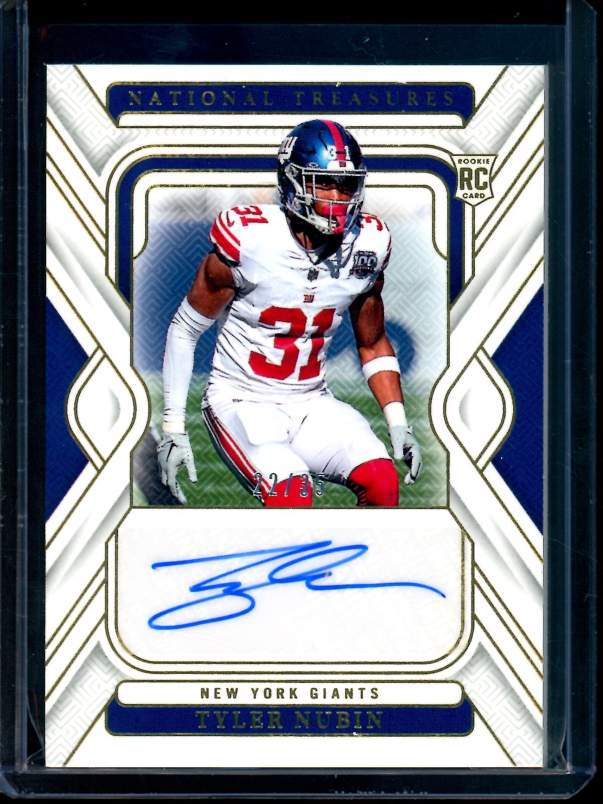 2024 Panini National Treasures Tyler Nubin Rookie Autograph /35 Giants - Trading Card Market
