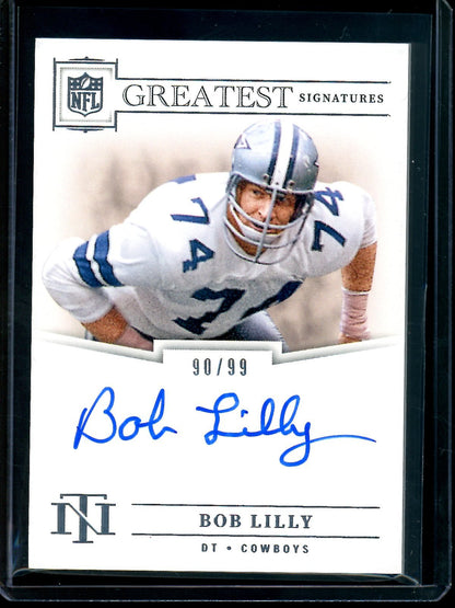 2024 Panini National Treasures Bob Lilly Greatest Signatures /99 Cowboys - Trading Card Market