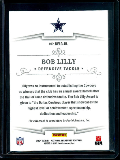 2024 Panini National Treasures Bob Lilly Greatest Signatures /99 Cowboys - Trading Card Market