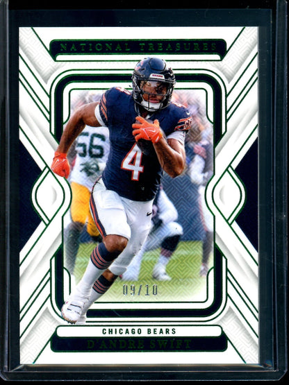 2024 Panini National Treasures D'Andre Swift Emerald /10 Bears - Trading Card Market