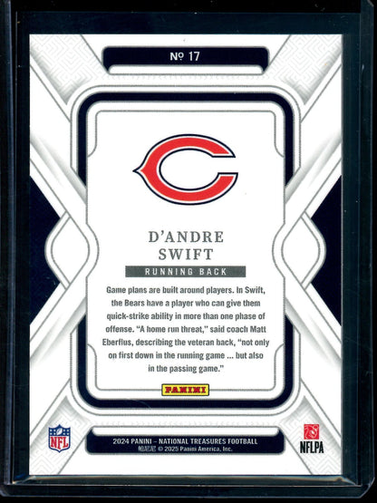 2024 Panini National Treasures D'Andre Swift Emerald /10 Bears - Trading Card Market