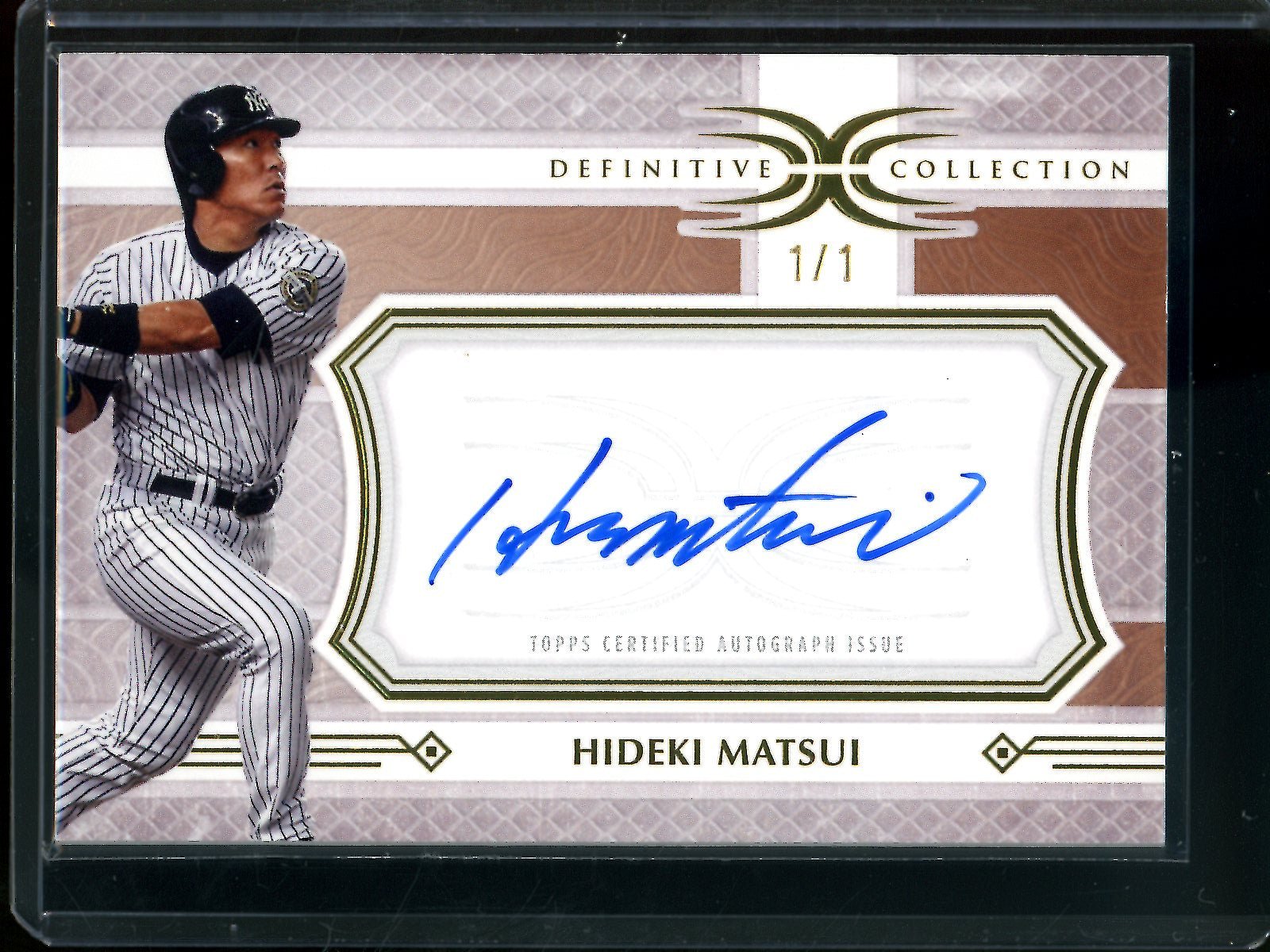 2025 Topps Definitive Hideki Matsui Legendary Autograph 1/1 Yankees - Trading Card Market