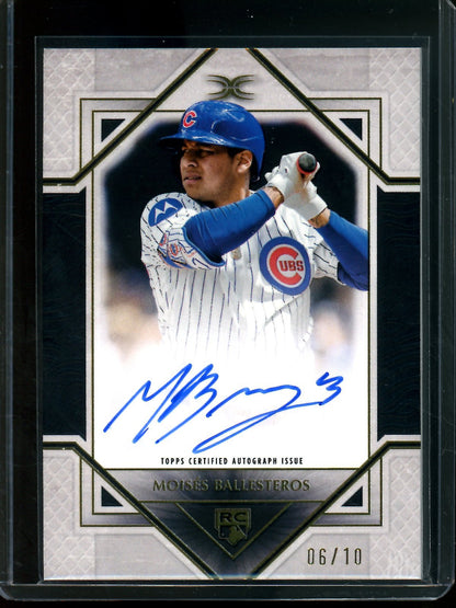 2025 Topps Definitive Moises Ballesteros Rookie Autograph /10 Cubs - Trading Card Market