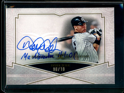 2025 Topps Definitive Derek Jeter Moments Autograph Inscription /10 Yankees - Trading Card Market