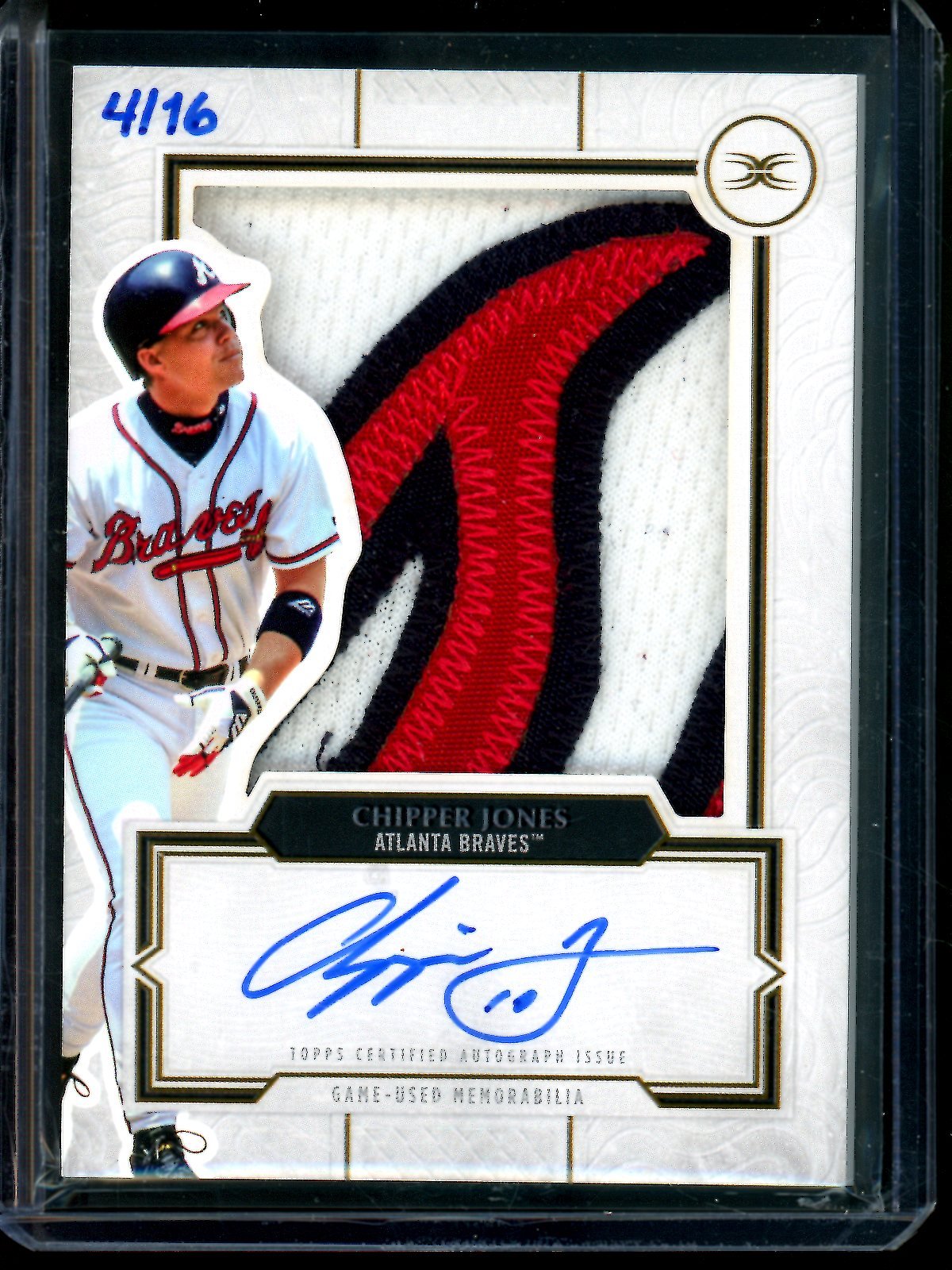 2025 Topps Definitive Chipper Jones Autograph Ultra Patch /16 Braves - Trading Card Market