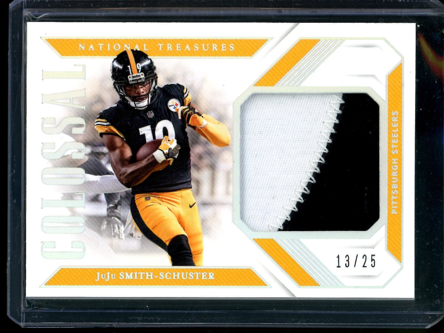 2018 Panini National Treasures JuJu Smith - Schuster Colossal Relic /25 Steelers - Trading Card Market