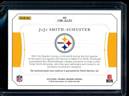 2018 Panini National Treasures JuJu Smith - Schuster Colossal Relic /25 Steelers - Trading Card Market