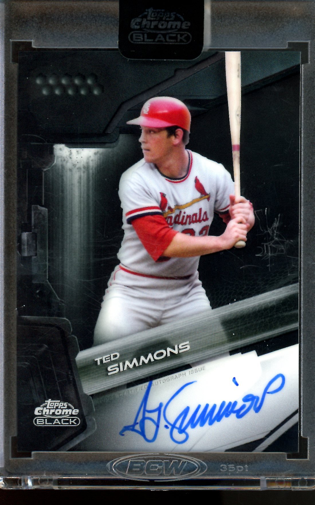 2026 Topps Black Ted Simmons Autograph Encased Cardinals - Trading Card Market