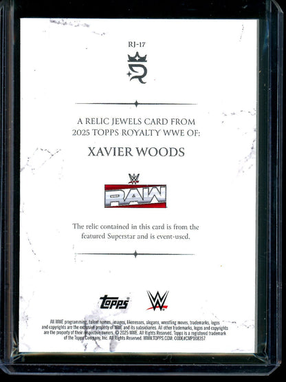 2025 Topps Royalty Xavier Woods Relic Jewels Card /50 - Trading Card Market