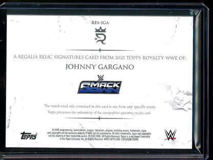 2025 Topps Royalty Johnny Gargano Regalia Relic Signatures /25 - Trading Card Market