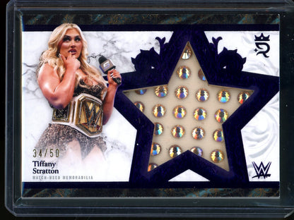 2025 Topps Royalty Tiffany Stratton Star Relics Card SR - 3 /50 - Trading Card Market