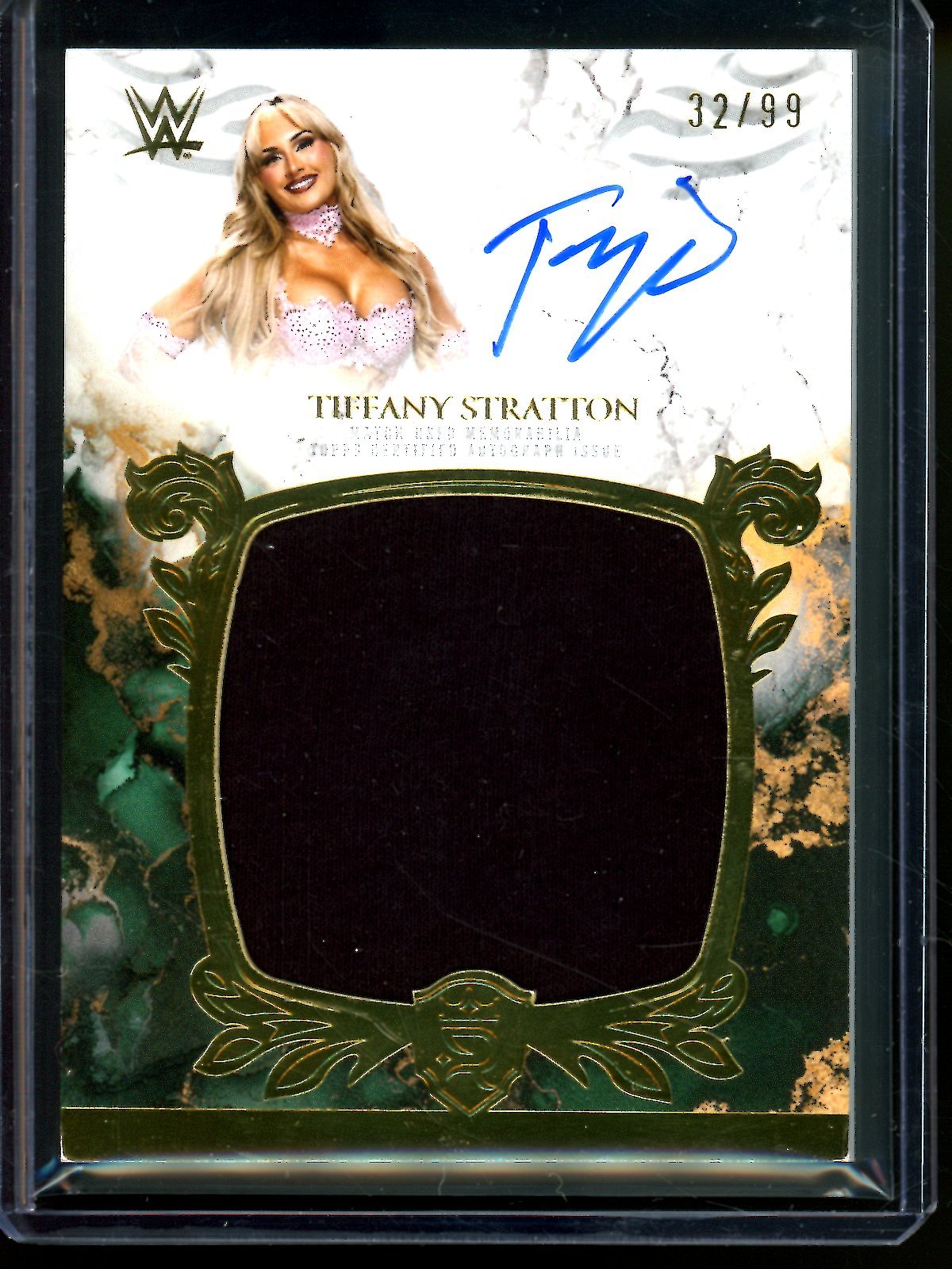2025 Topps Royalty Tiffany Stratton Relic Autograph Card RYA - TST /99 - Trading Card Market