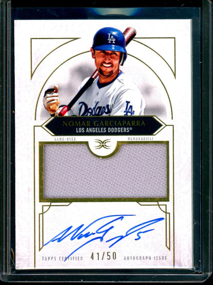 2025 Topps Definitive Nomar Garciaparra Autograph Relic /50 Dodgers - Trading Card Market