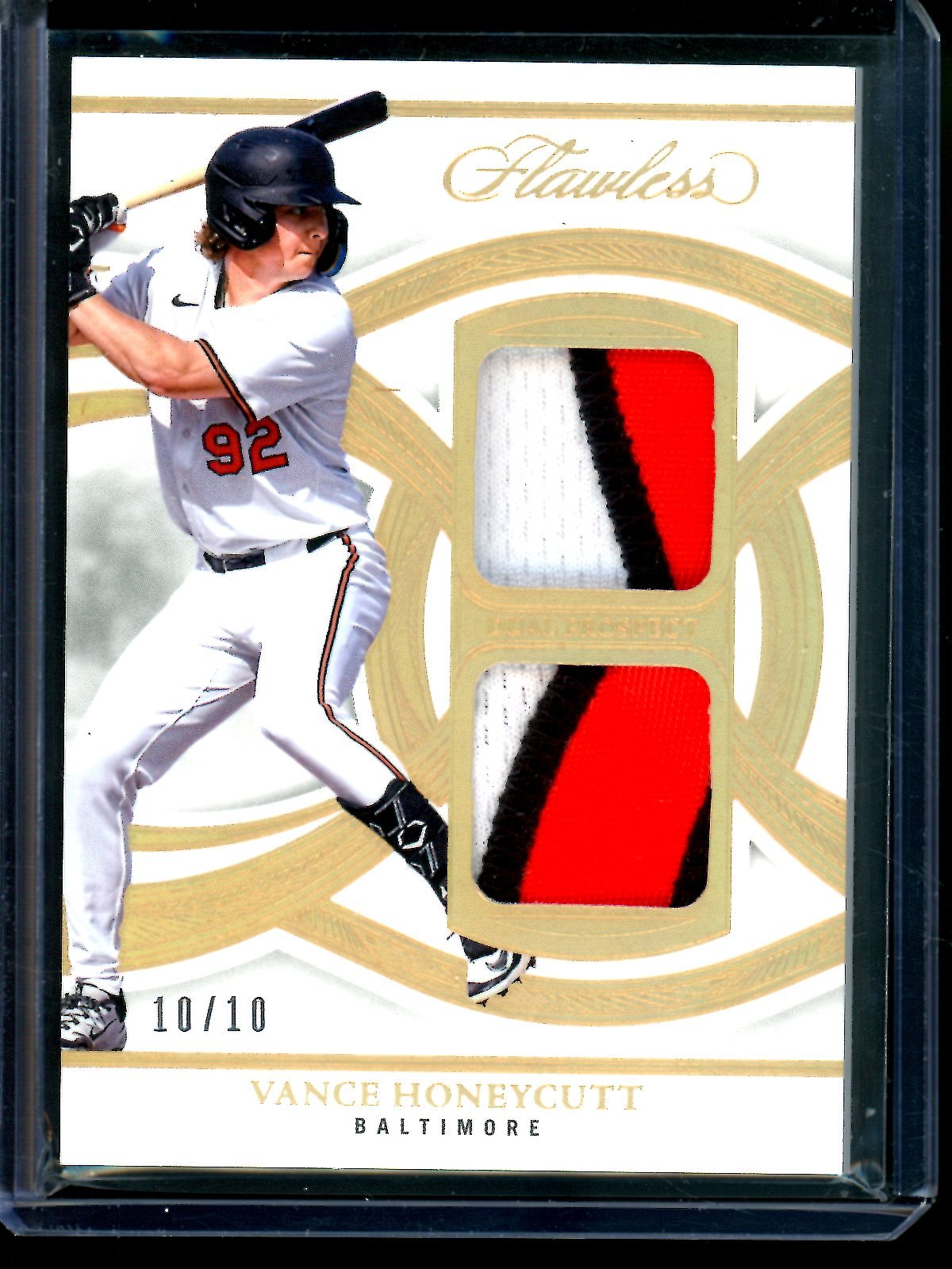 2025 Topps Flawless Vance Honeycutt Dual Relic Gold /10 Orioles - Trading Card Market