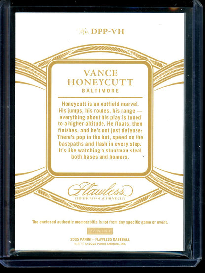 2025 Topps Flawless Vance Honeycutt Dual Relic Gold /10 Orioles - Trading Card Market