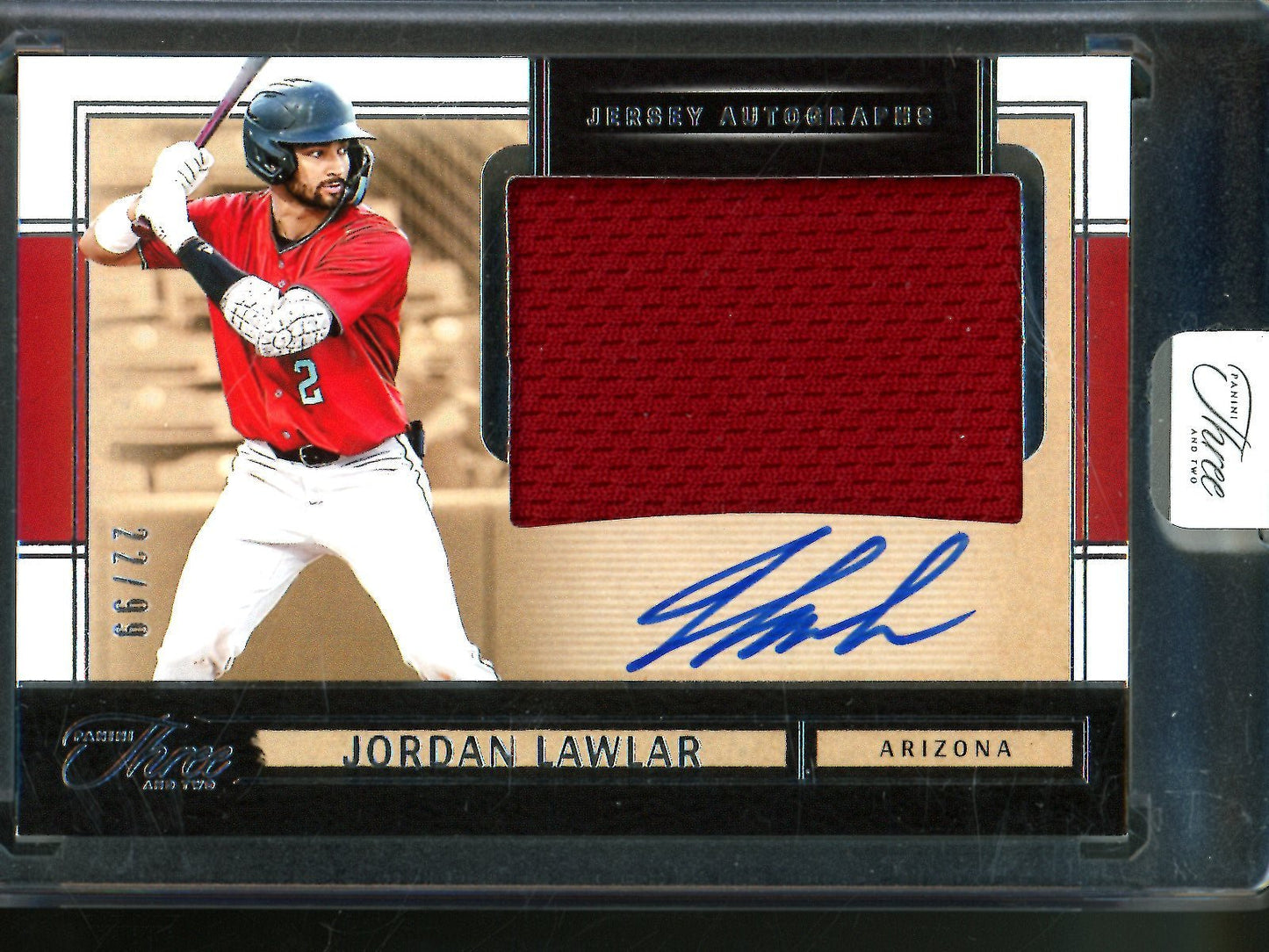 2025 Topps Three and Two Jordan Lawlar Jersey Autographs Sealed /99 Diamondbacks - Trading Card Market