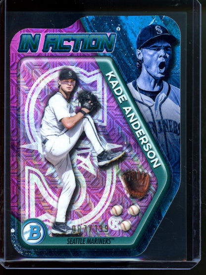 2025 Bowman Kade Anderson In Action Mojo /199 Mariners - Trading Card Market