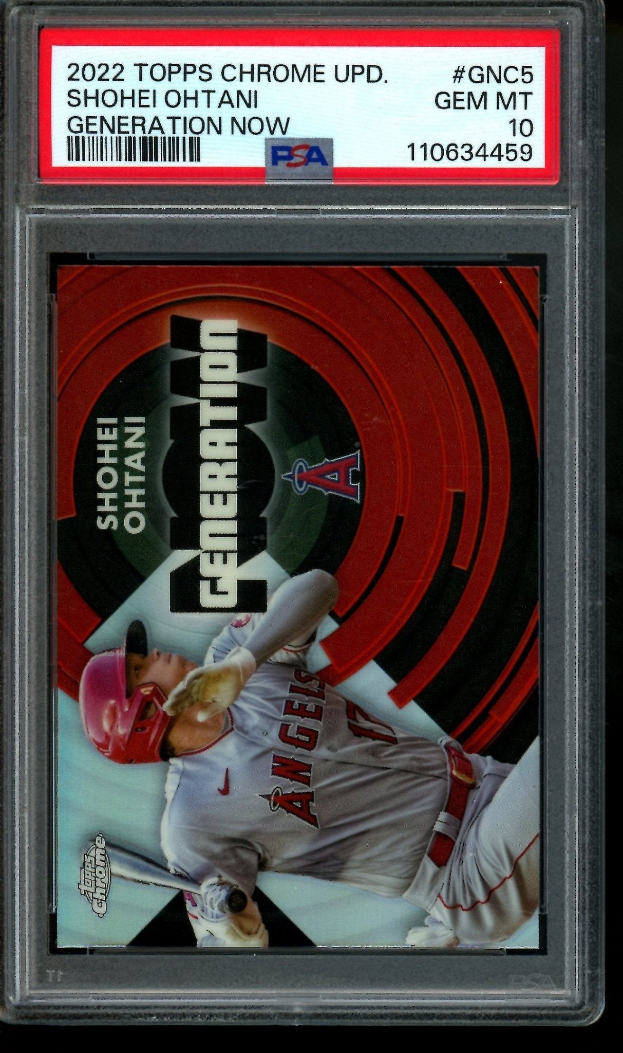 2022 Topps Chrome Update Shohei Ohtani Generation Now Refractor PSA 10 Angels / Dodgers - Trading Card Market
