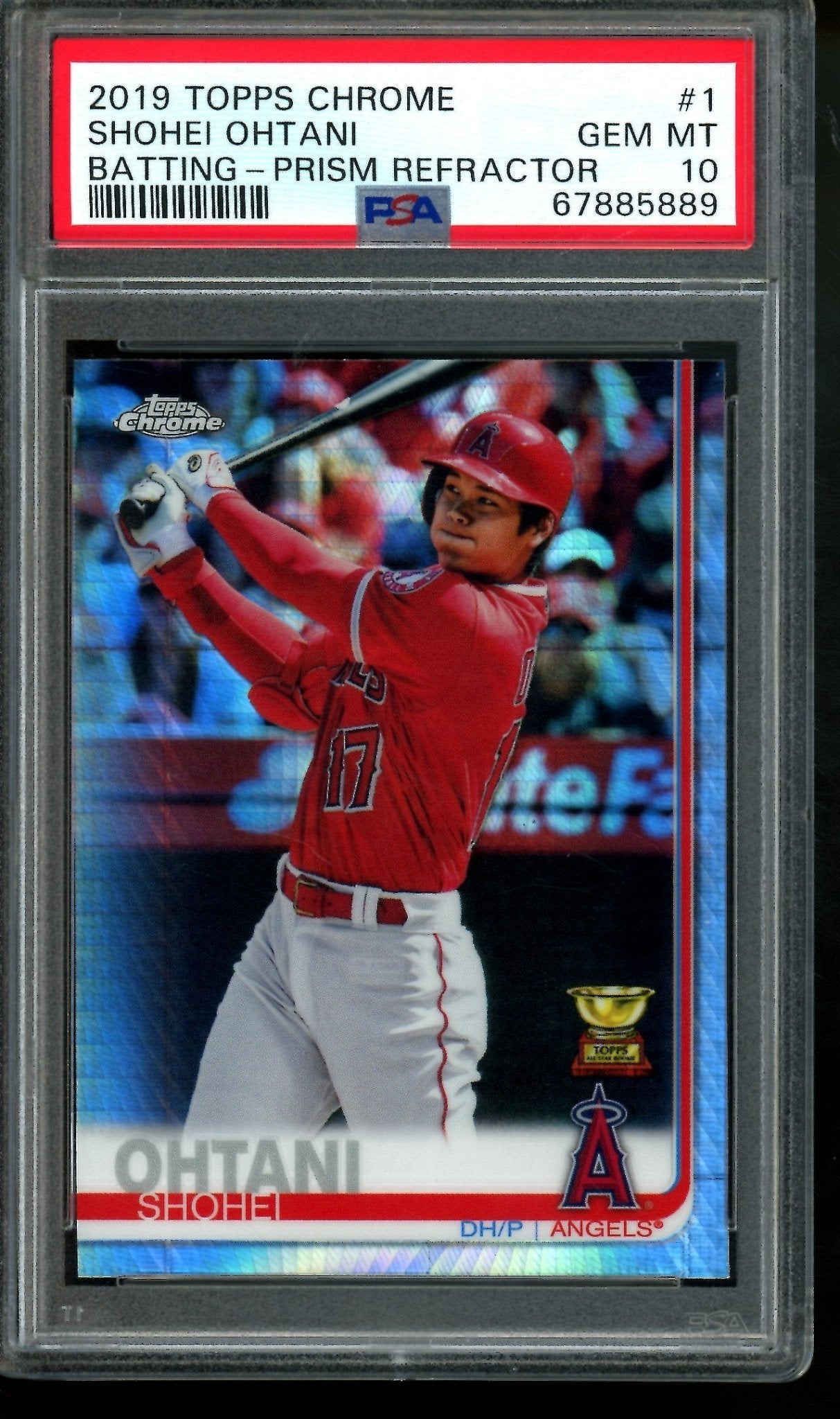 2019 Topps Chrome Shohei Ohtani Rookie Cup Prism Refractor PSA 10 Angels / Dodgers - Trading Card Market