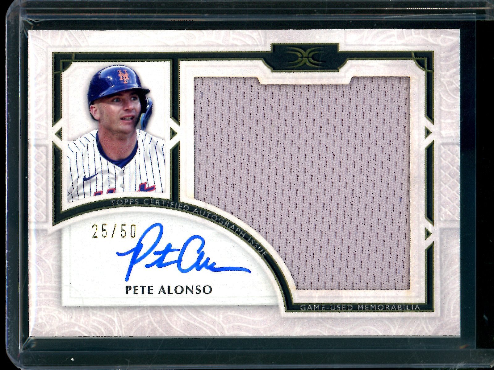 2025 Topps Definitive Pete Alonso Patch Autograph /50 Mets / Orioles - Trading Card Market