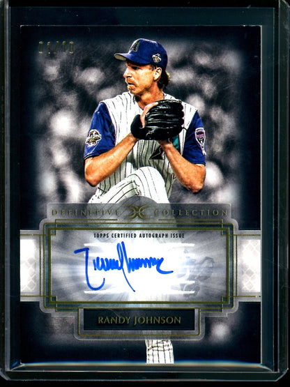 2025 Topps Definitive Randy Johnson Defining Images Autograph /10 Diamondbacks - Trading Card Market