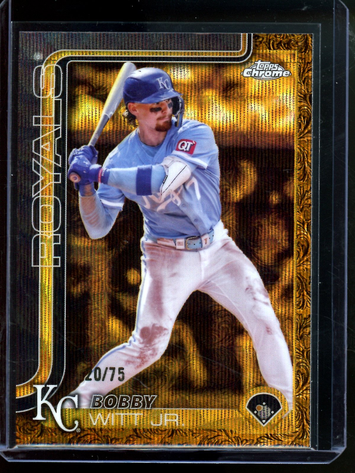 2025 Topps Gilded Bobby Witt Jr Wave Refractor /75 Royals - Trading Card Market
