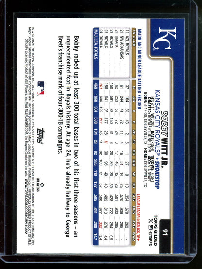 2025 Topps Gilded Bobby Witt Jr Wave Refractor /75 Royals - Trading Card Market
