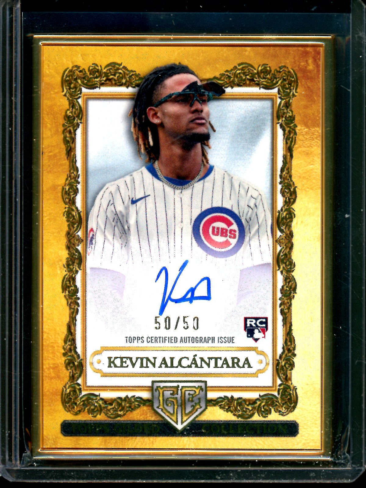 2025 Topps Gilded Kevin Alcantara Rookie Gallery of Gold Autograph /50 Cubs - Trading Card Market