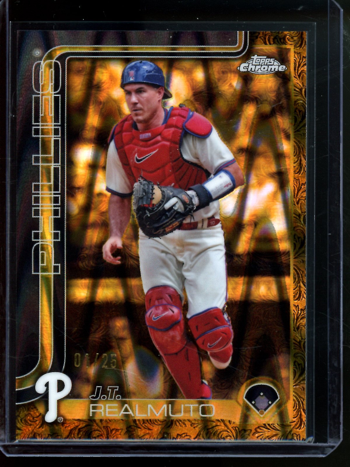 2025 Topps Gilded JT Realmuto Wave Refractor /25 Phillies - Trading Card Market