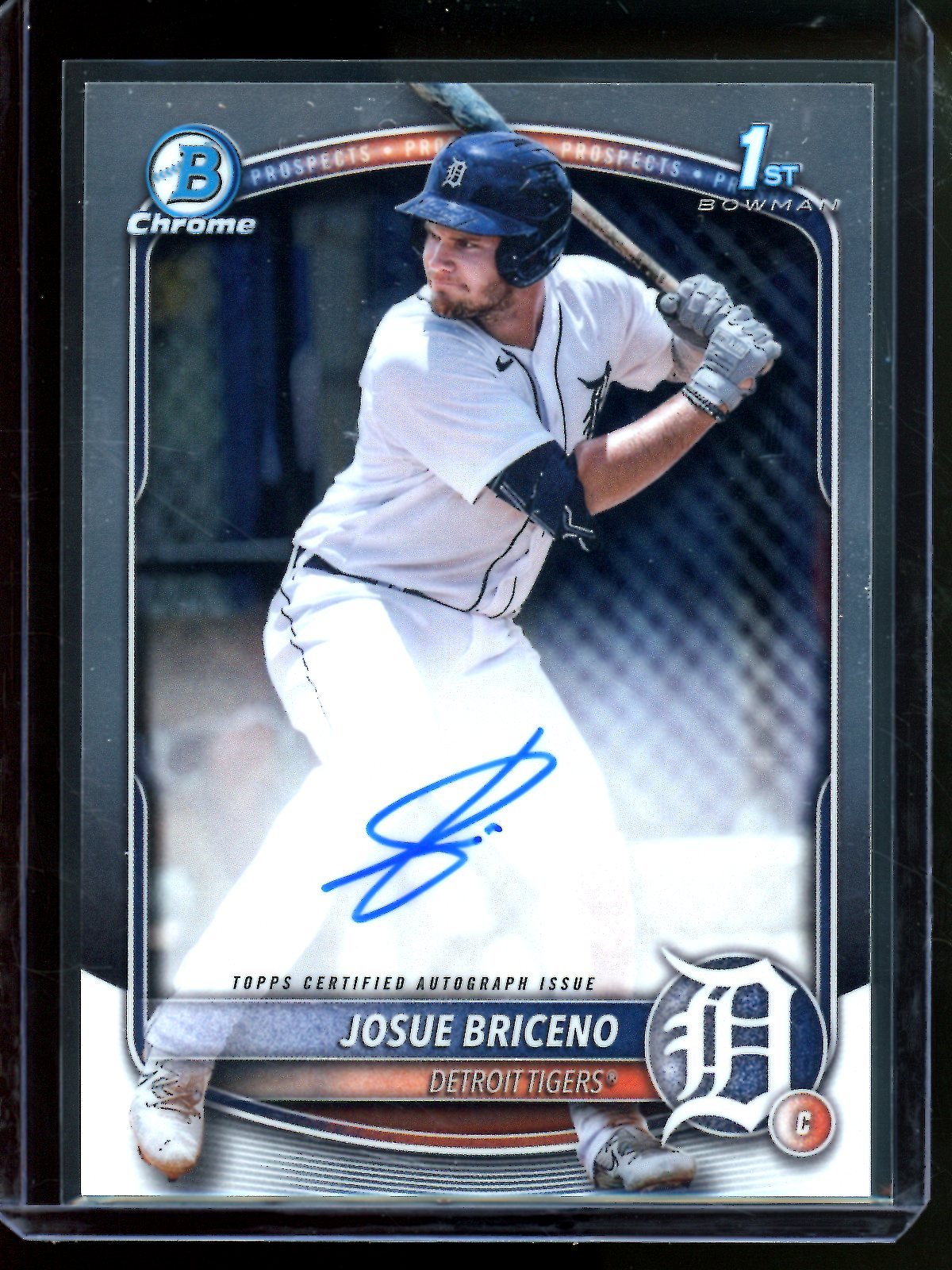 2025 Bowman Chrome Josue Briceno 1st Autograph Tigers - Trading Card Market