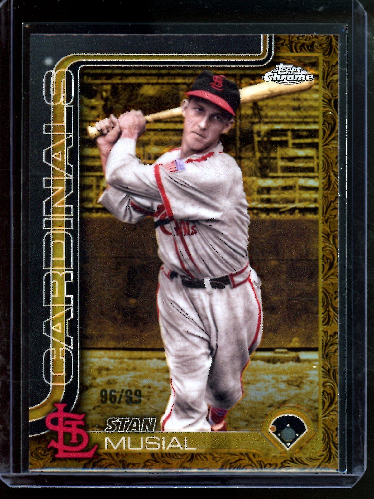 2025 Topps Gilded Stan Musial Refractor /99 Cardinals - Trading Card Market