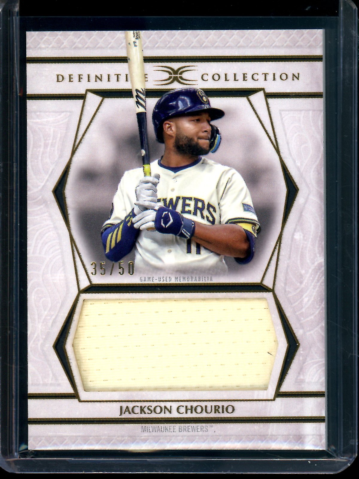 2025 Topps Definitive Jackson Chourio Jumbo Patch Relic /50 Brewers - Trading Card Market
