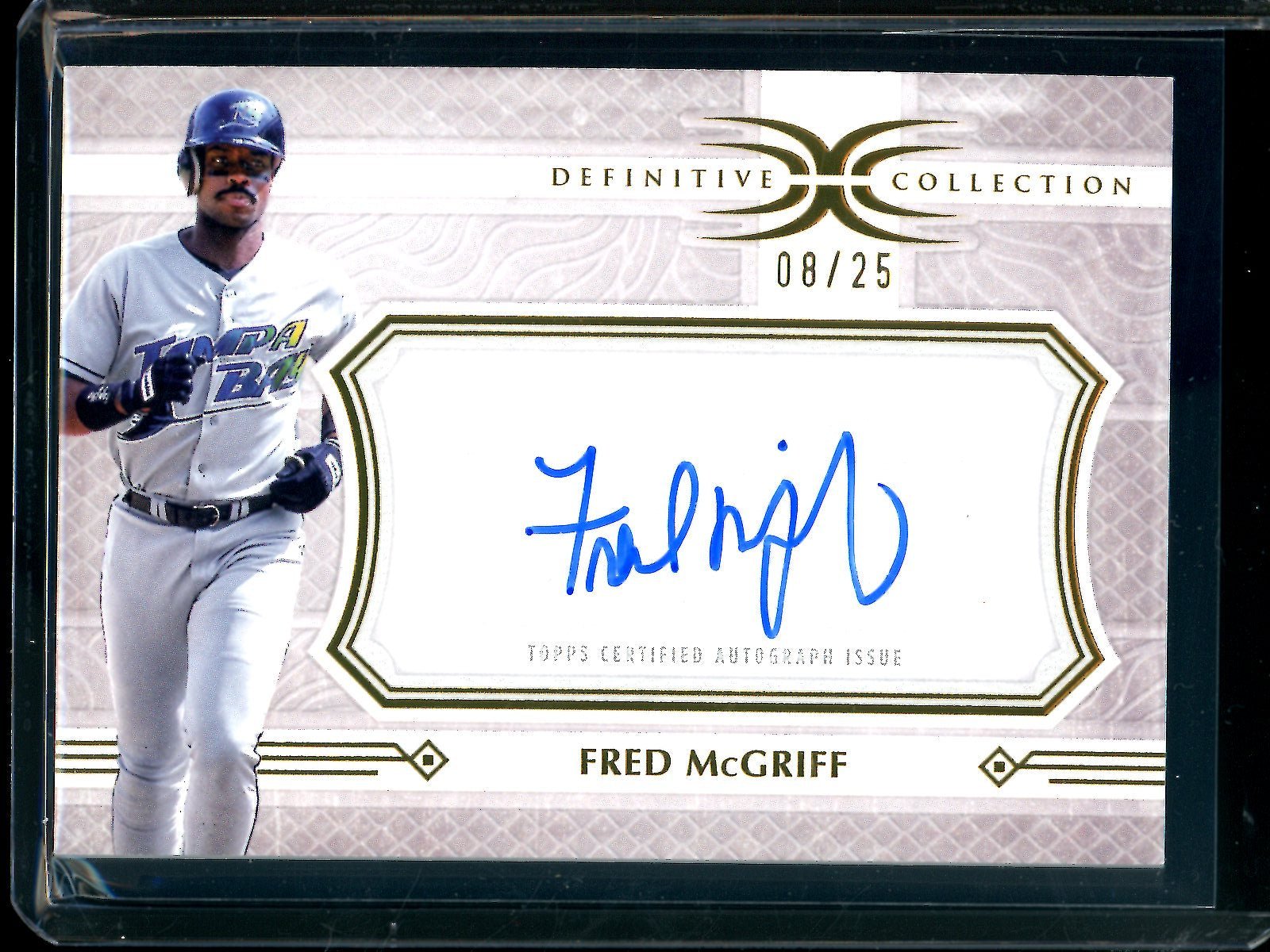 2025 Topps Definitive Fred McGriff Legendary Autograph Card LAC - FM /25 Rays - Trading Card Market