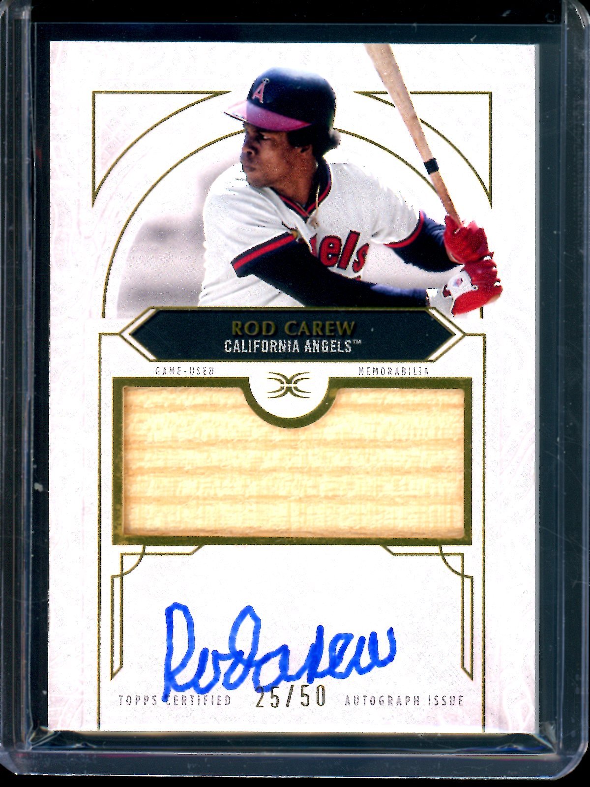 2025 Topps Definitive Rod Carew Bat Relic Autograph /50 Angels - Trading Card Market
