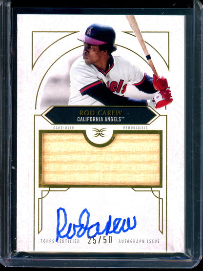 2025 Topps Definitive Rod Carew Bat Relic Autograph /50 Angels - Trading Card Market