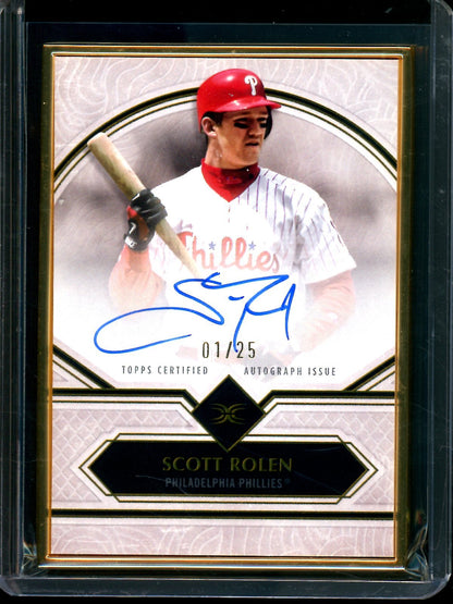 2025 Topps Definitive Scott Rolen Gold Framed Autograph /25 Phillies - Trading Card Market