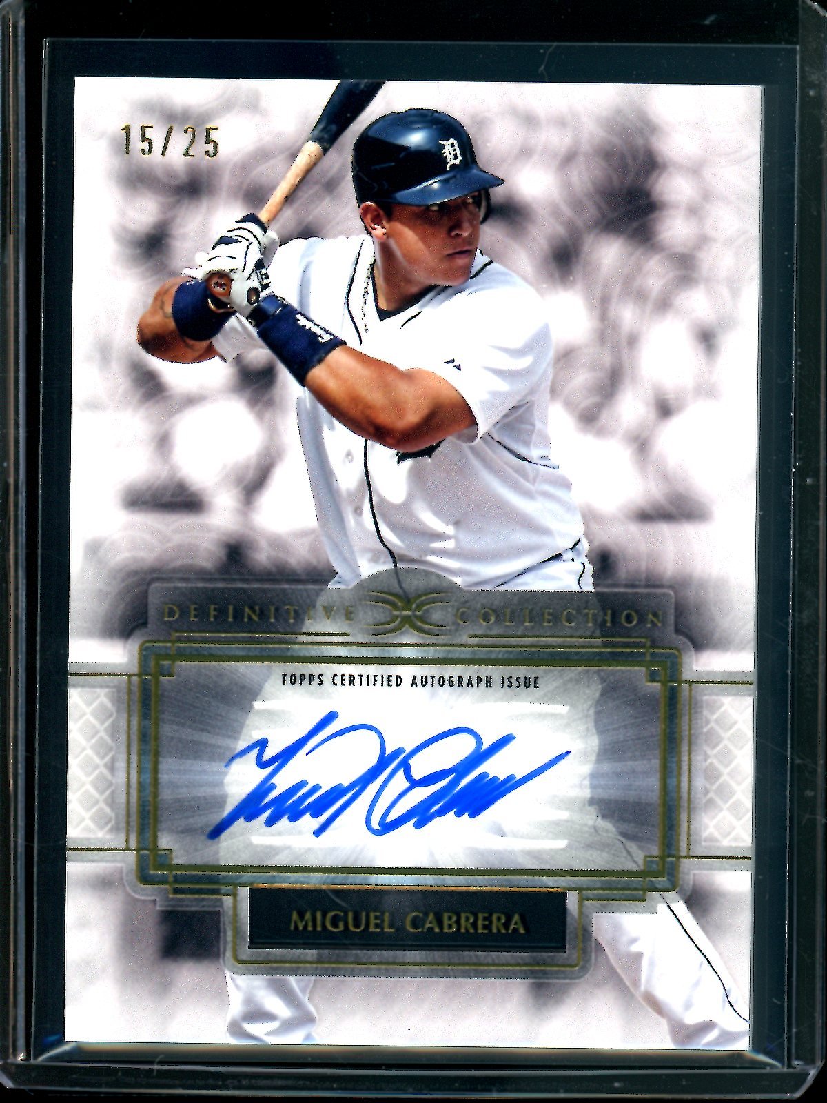 2025 Topps Definitive Miguel Cabrera Defining Images Autograph /25 Tigers - Trading Card Market