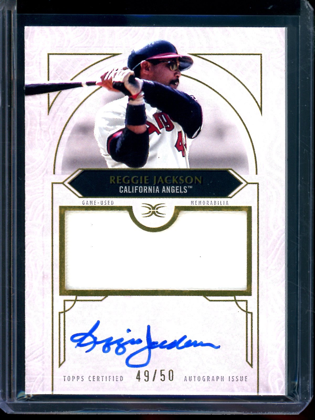 2025 Topps Definitive Reggie Jackson Patch Relic Autograph /50 Angels - Trading Card Market