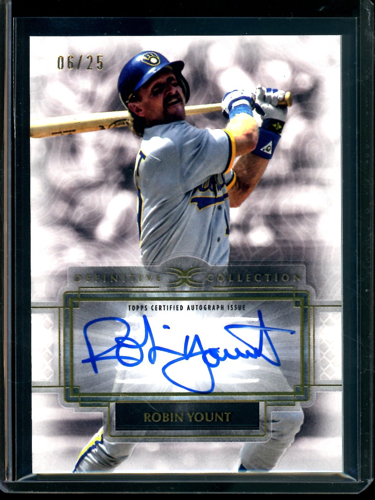 2025 Topps Definitive Robin Yount Defining Images Autograph /25 Brewers - Trading Card Market