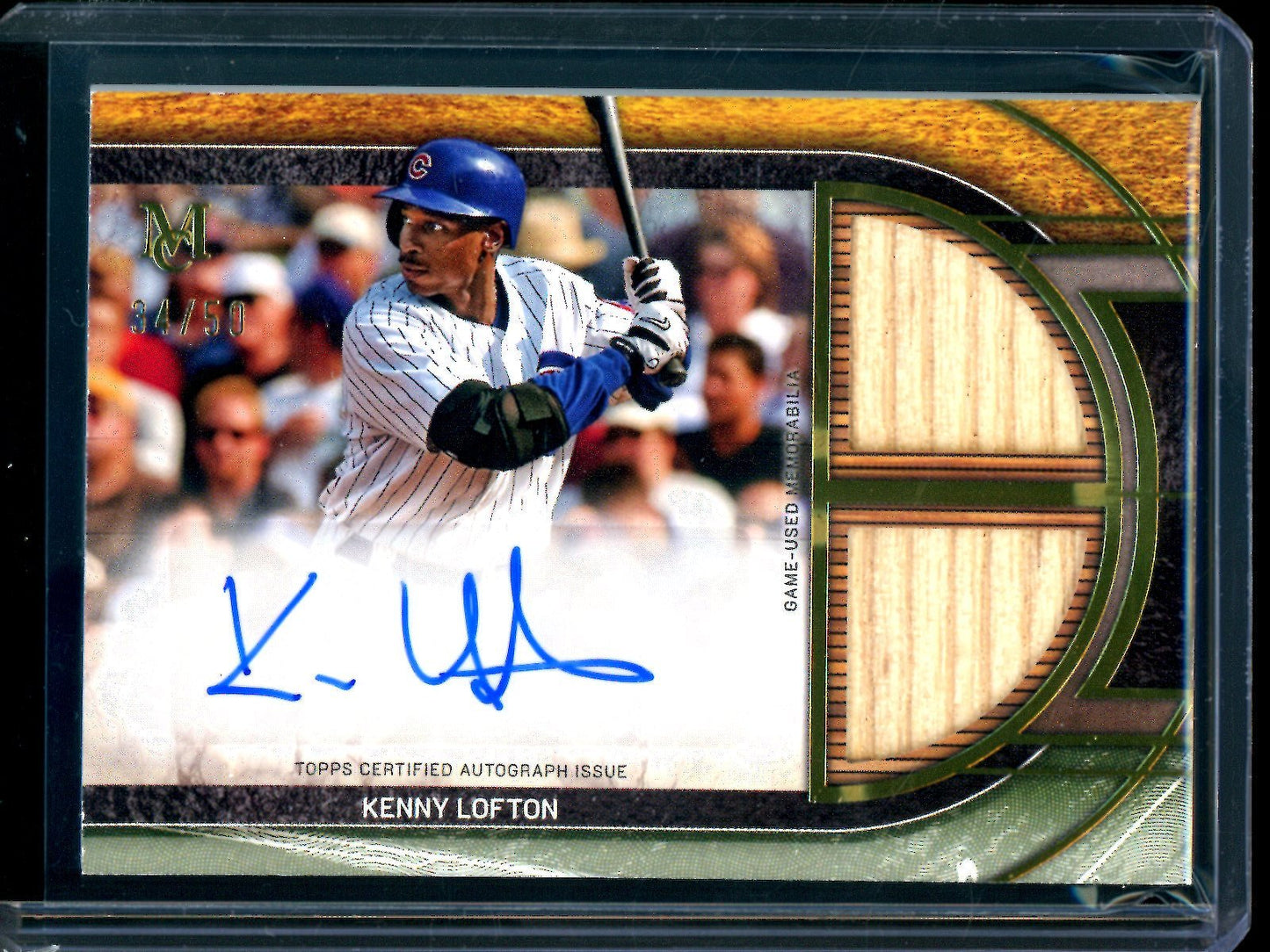 2025 Topps Museum Collection Kenny Lofton Signature Swatches Autograph /50 Cubs - Trading Card Market