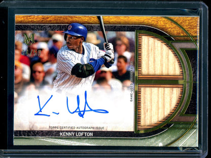 2025 Topps Museum Collection Kenny Lofton Signature Swatches Autograph /50 Cubs - Trading Card Market