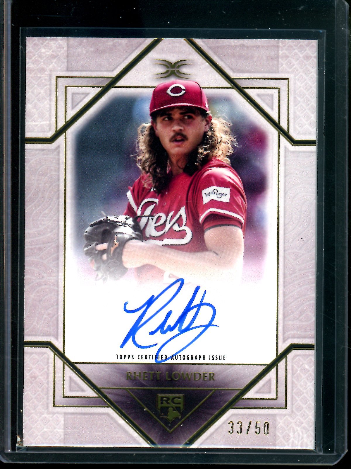 2025 Topps Definitive Rhett Lowder Rookie Autograph /50 Reds - Trading Card Market
