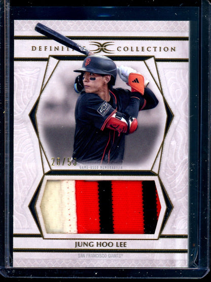 2025 Topps Definitive Jung Hoo Lee Jumbo Relic Patch /50 Giants - Trading Card Market