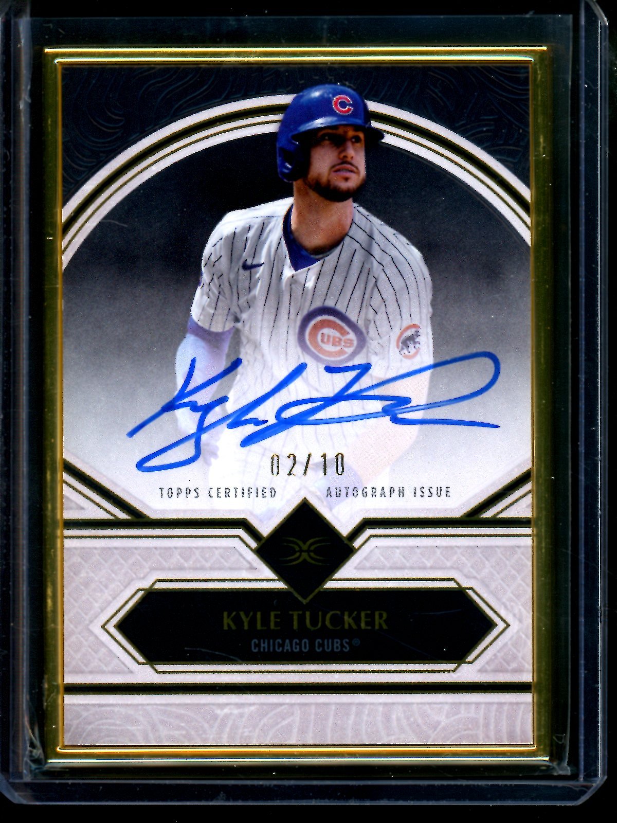 2025 Topps Definitive Kyle Tucker Gold Frame Autograph /10 Cubs - Trading Card Market