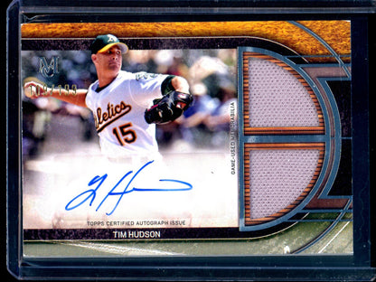 2025 Topps Museum Collection Tim Hudson Dual Swatch Autograph /199 Athletics - Trading Card Market
