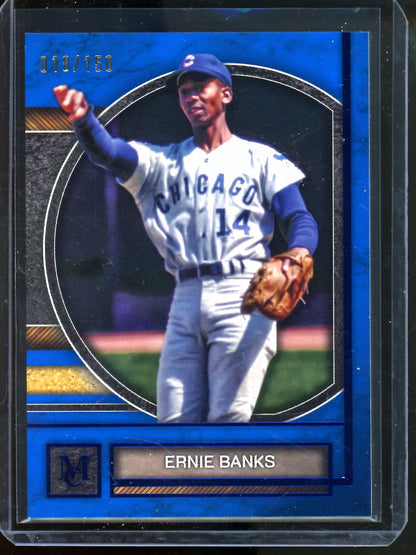 2025 Topps Museum Collection Ernie Banks Blue /150 Cubs - Trading Card Market