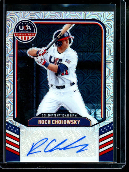 2026 Panini Stars and Stripes Roch Cholowsky Mojo Autograph /25 - Trading Card Market